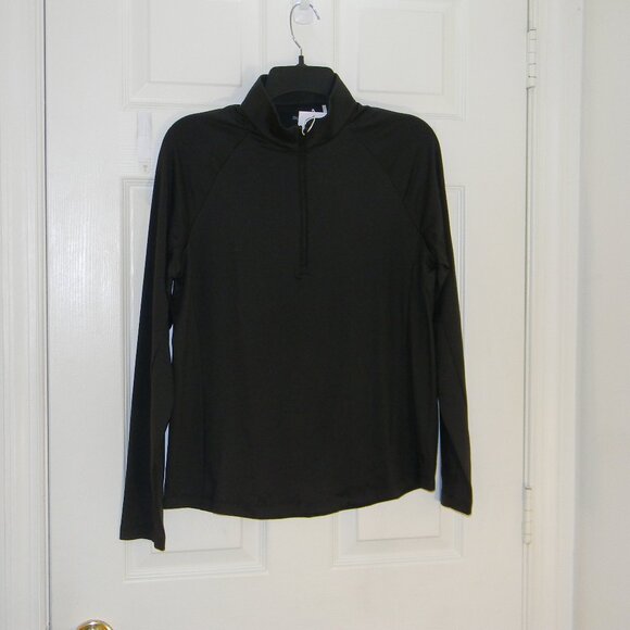 Puma Pure 2.0 Golf 1/4 Zip Pullover Black UPF 50+ Women M NWT - Picture 1 of 6